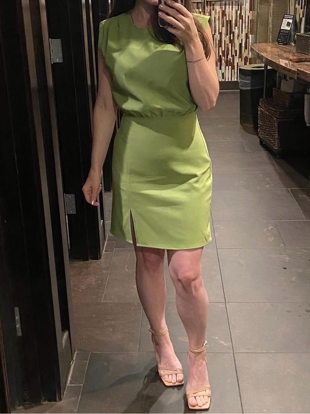 Dynamite green dress